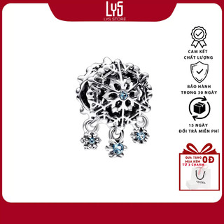 Charm bạc lys icy snowflake drop charm 1218 - bạc s925
