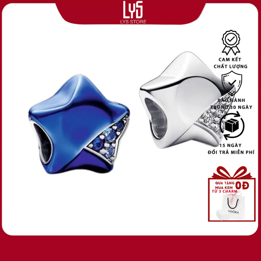 Charm Bạc Lys Star Hình Ngôi Sao - Charm Bạc S925 cao cấp