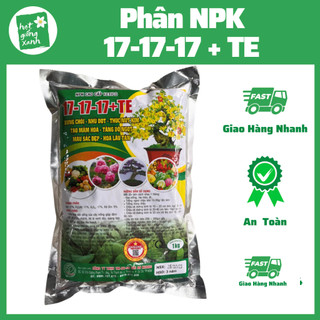 Phân NPK 17-17-17+ TE, bung chồi, nhú đọt, thúc nút kim cho mai