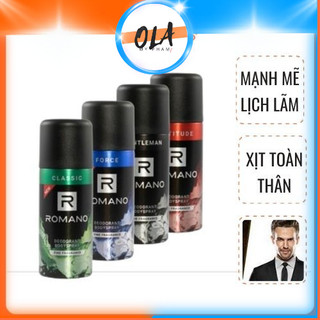 Xịt Khử Mùi Toàn Thân Romano 150ml - Mỹ Phẩm Ola