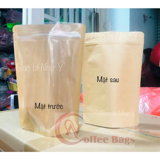 [500gr/size] - túi Zipper 1 mặt giấy 1 mặt trong