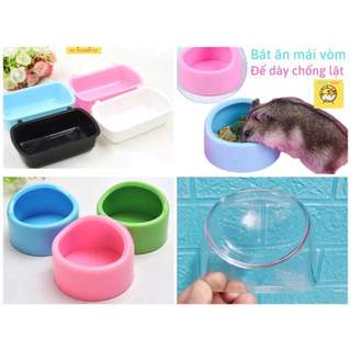 Bát ăn cho hamster mái vòm,bát ăn gắn lồng