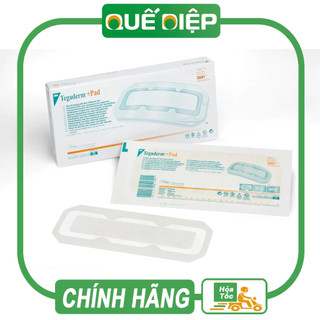 3M TEGADERM + PAD 3591 1 MIẾNG (9cmx 25cm) - Băng Film y tế trong suốt CÓ GẠC vô khuẩn, chống thấm nước (Chính hãng)