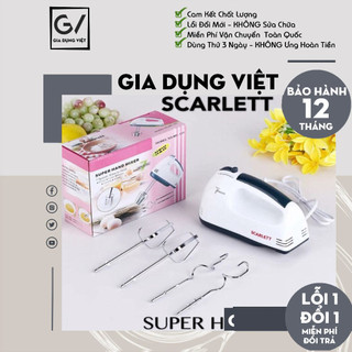 Máy đánh trứng cầm tay Scarlet 7 cấp độ- Bảo Hành 12 Tháng
