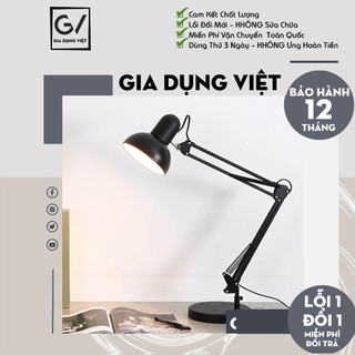 [Hàng Nội Địa] Đèn học để bàn chống cận đa năng, đèn học gấp gọn 2 trong 1 có đế và kẹp bàn cao cấp