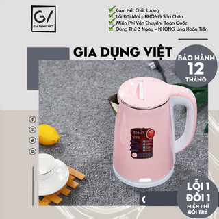 Ấm siêu tốc JipLai Thái Lan 2.5L cao cấp,ấm siêu tốc thông minh tiết kiệm điện- Bảo Hành 12 tháng
