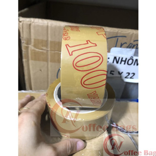 [COMBO 3 cuộn băng keo] 100yard 200gr/cuộn (Trong - Đục)