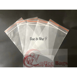 500gr túi zip chỉ đỏ nhiều size(Hàng có sẵn)