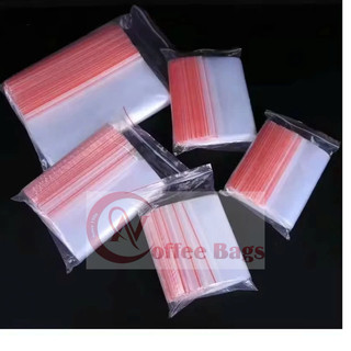 {1kg/1size} túi zip chỉ đỏ nhiều size(hàng có sẵn)
