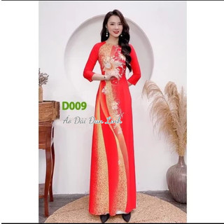 (A436) Áo dài in 3D mẫu đẹp - Áo Dài Đan Linh