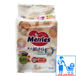 Merries Nội Địa Nhật Chính Hãng Cộng Miếng Dán/Quần đủ size NB96/S62+4/M68/M64/L58/L50/XL44/XXL28