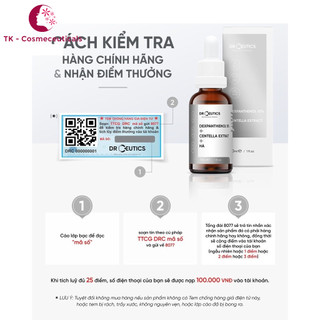 (CHÍNH HÃNG) Serum B5 Basic Hydration 5% DrCeutics Cấp Ẩm Và Phục Hồi Da Cho Da Dầu Mụn - 30ml