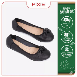 Giày búp bê bệt da thật êm pixie x424