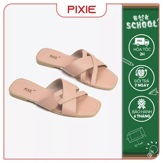 Dép Bệt Nữ Kiểu Quai Đan Chéo Pixie E139