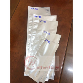 {1kg/size} túi 4 cạnh bạc, dùng đựng bột, trà, cafe