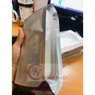 {1kg/size} túi 4 cạnh bạc, dùng đựng bột, trà, cafe