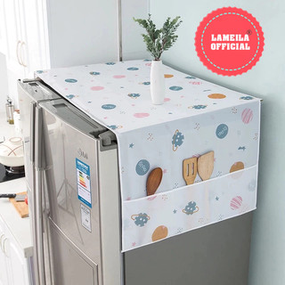 Tấm phủ tủ lạnh, máy giặt, lò vi sóng đa năng chống bụi, chống xước cao cấp P0667