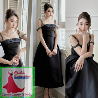 VÁY TAPTA XÒE DÀI DÂY VIỀN RƠI 160524