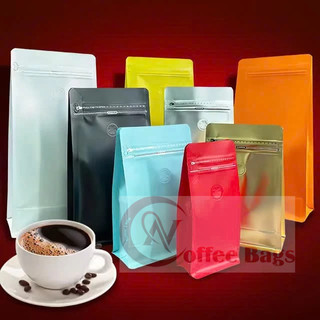 [ĐÃ ĐÓNG VALE] - Set 10 túi 8 cạnh đựng cafe (MÀU ĐỎ, ĐEN, TRẮNG SỮA, BẠC, ĐỒNG, GIẤY)