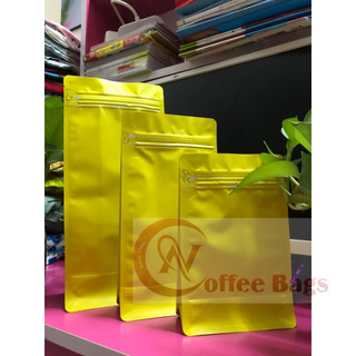 {1kg/size} - Túi 8 cạnh MÀNG GHÉP đựng cafe ĐÃ ĐÓNG VALVE - [Màu Trắng sữa - màu đen, Đỏ, giấy kraft, Bạc, Đồng...]