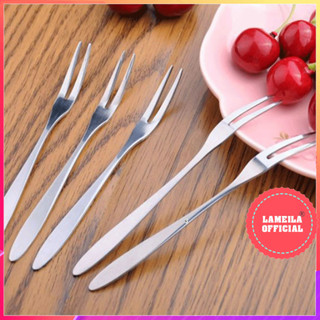 (Combo 5) Nĩa ăn trái cây nĩa inox cao cấp không gỉ bền đẹp P0487