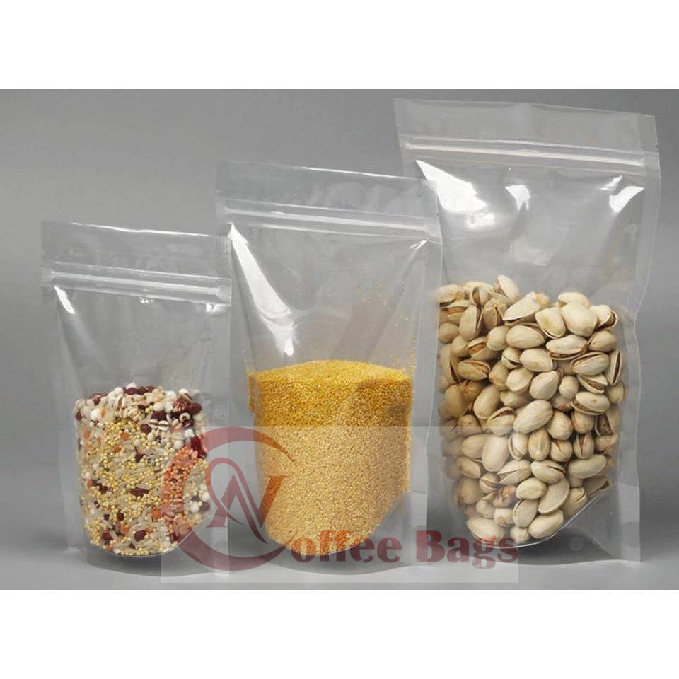 {200gr/size } túi zip trong 2 mặt/tui zipper đáy đứng