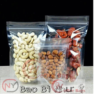 {1kg/size} túi zip 2 mặt trong đáy đứng (Hàng đẹp dày-có sẵn)