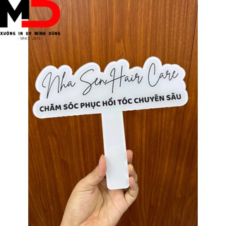 hashtag mica chụp ảnh spa, nail, mi thiết kế và làm theo yêu cầu bảng tên shop