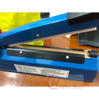 Máy hàn túi nilon, túi zipper, túi 4 biên.- Máy ép miệng túi size 20cm