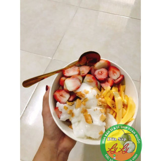 2 BỊCH ĐẬU PHỘNG RANG VÀNG ĂN KÈM DỪA SÁP