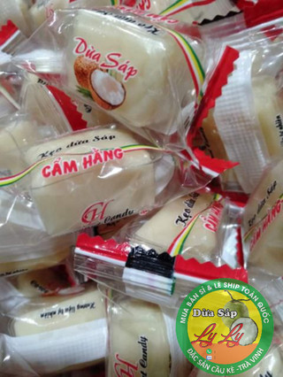 KẸO DỪA SÁP TÚI LẺ 100G