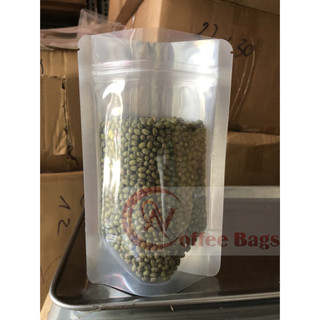 [500gr/size] túi zipper 1 mặt bạc đáy đứng