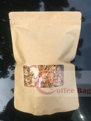 {GIÁ THANH LÝ - 1kg/size} túi giấy kraft đáy đứng giá rẻ (có cửa sổ - không cửa sổ)