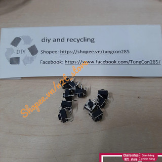 Nút nhấn nhả 4 chân , nút nhấn nhả mini nhiều kích cỡ