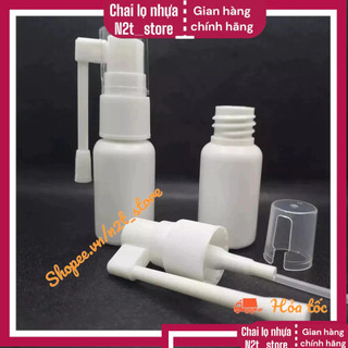 Vỏ chai xịt mũi, xịt họng xoay 360 độ, dung tích 15ml
