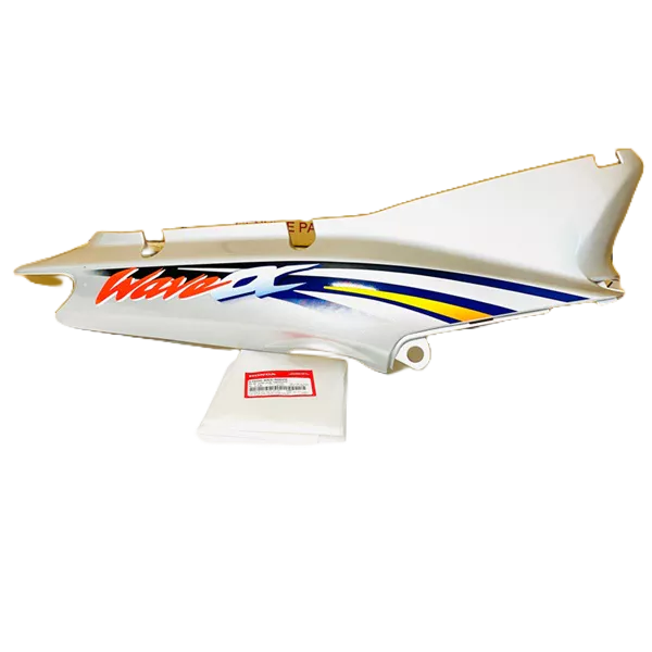 Ốp Sườn Phải Wave 100 2002 Màu Bạc *NH411M* Máy Đen Zin Honda - 64600KRS900ZE