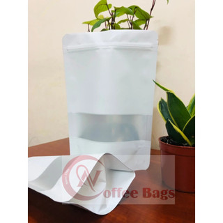 [1kg/size] túi zipper sữa có cửa sổ tràn (có móc treo - hoặc không có móc treo)