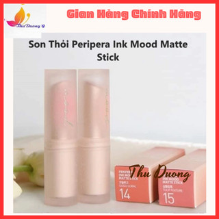 Màu 14, 15_Son Thỏi Lì Peripera Ink Mood Matte Stick