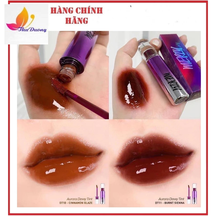 Son Tint Bóng Siêu Lì, Cho Đôi Môi Căng Mọng Merzy Aurora Dewy Tint 5.5g #DT10 #DT11