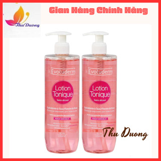 NƯỚC HOA HỒNG KHÔNG CỒN EVOLUDERM LOTION TONIQUE 500 ML