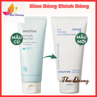 Sữa Rửa Mặt làm sạch Mụn Innisfree Jeju Bija Trouble Facial Foam 150ml