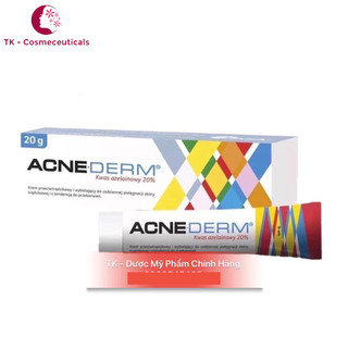 Acne derm kem làm trắng da, giảm mụn, mờ thâm azelaic 20% - ba lan - 20g