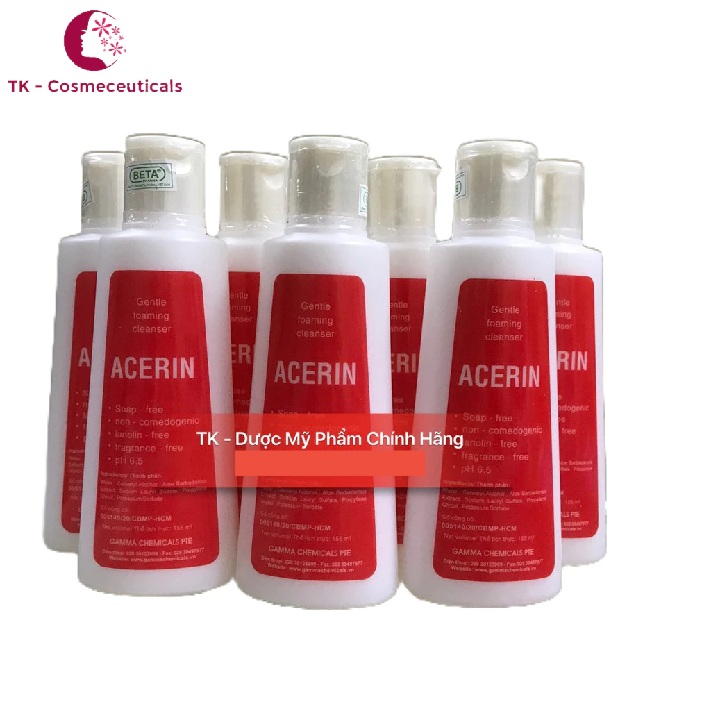(CHÍNH HÃNG) Sữa Rửa Mặt ACERIN Dịu Nhẹ - 155ml
