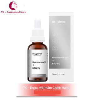 Serum drceutics b3 niacinamide 12% + 5% nag giảm thâm sáng da kiềm dầu - 30ml