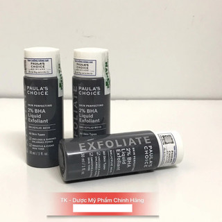 (CHÍNH HÃNG) Tẩy Tế Bào Chết Hóa Học Paula's Choice Skin Perfecting 2% BHA Liquid Exfoliant - 30ml
