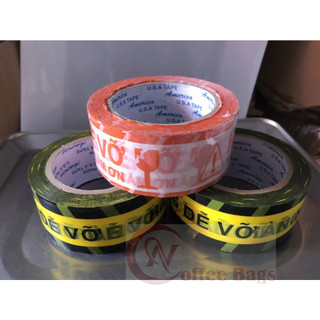 1 cuộn băng keo HÀNG DỄ VỠ màu cam (200gr)