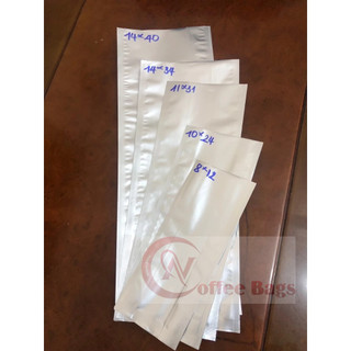 {500gr/size} túi 4 cạnh bạc, đựng bột, trà cafe