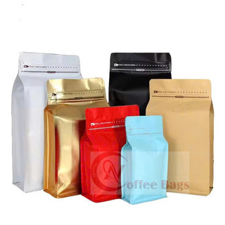 [SET 50 TÚI - ĐÃ ĐÓNG VALE] Túi 8 CẠNH MÀNG GHÉP ĐỰNG CAFE  (nhiều màu, full size)