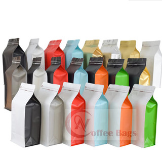 [SET 50 TÚI - ĐÃ ĐÓNG VALE] Túi 8 CẠNH MÀNG GHÉP ĐỰNG CAFE  (nhiều màu, full size)