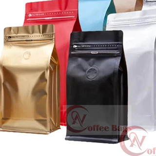 [SET 50 TÚI - ĐÃ ĐÓNG VALE] Túi 8 CẠNH MÀNG GHÉP ĐỰNG CAFE  (nhiều màu, full size)